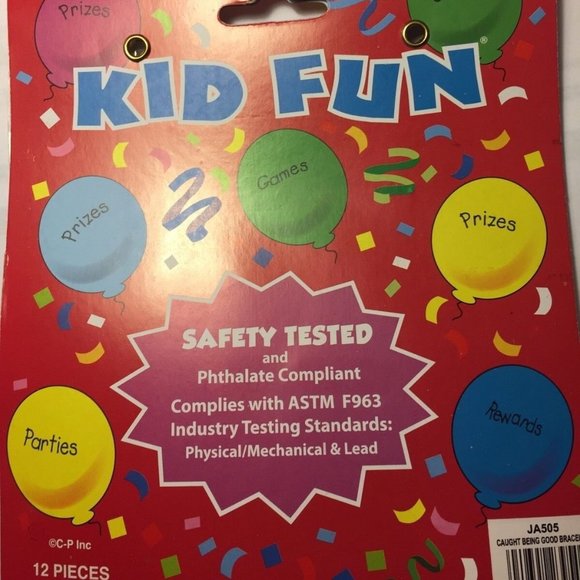 BRACELET FOR CHILDREN SAYS CAUGHT BEING GOOD NEW - Picture 2 of 2